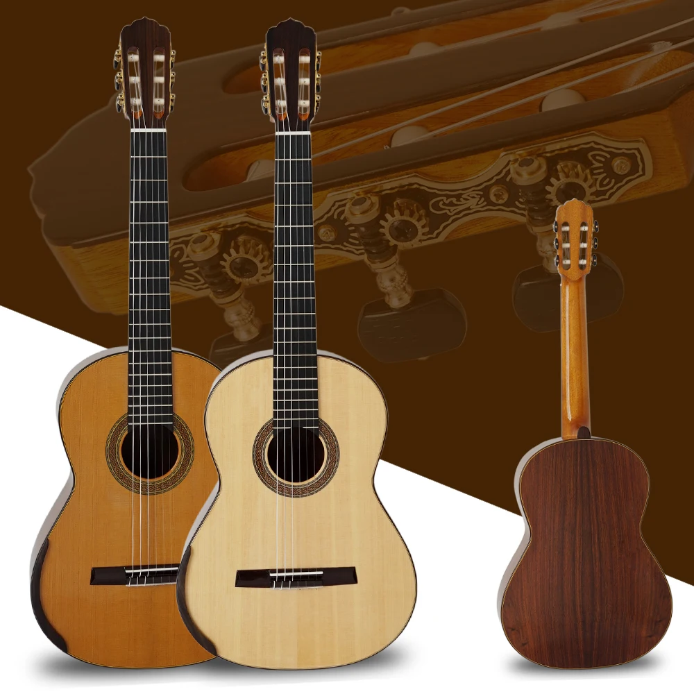 Aiersi высокого класса Мастер Уровень Арка задняя решетка звук крепления Классическая гитара SC200, производство Китай
