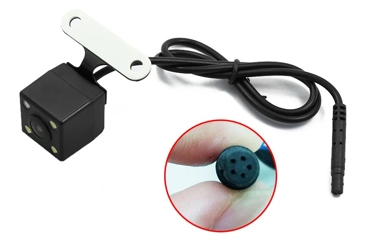 Камера заднего вида Водонепроницаемая широкоугольная 4 LED камера ночного видения