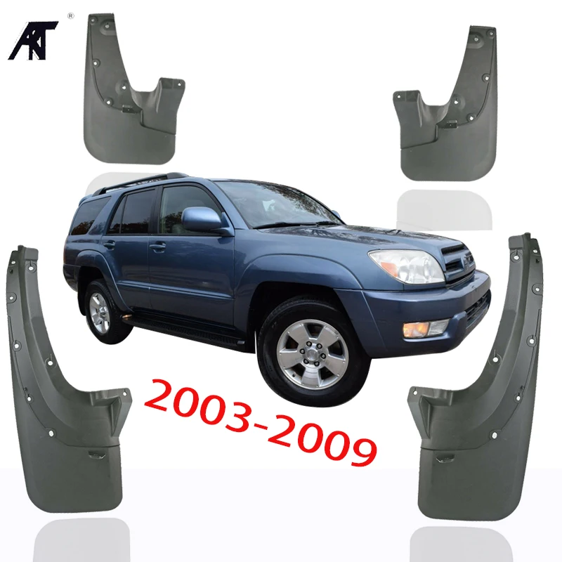 Брызговики для Toyota 4Runner 2003 2009 полный комплект брызговиков внедорожников 4