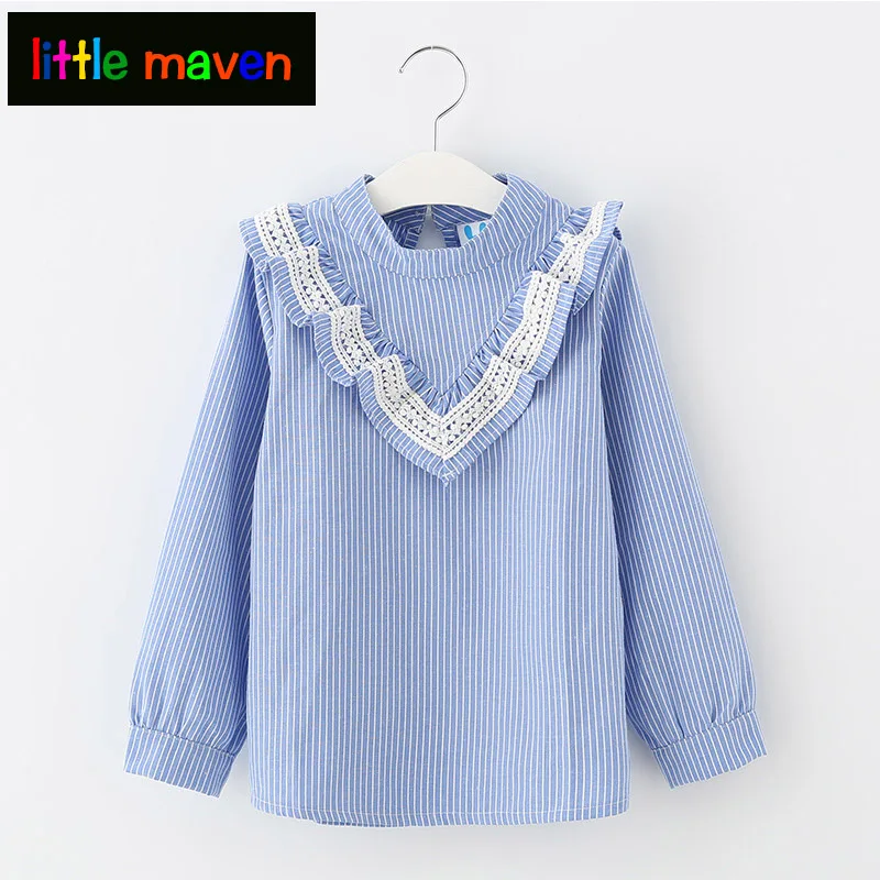 Блузка принцессы с кружевной аппликацией весна 2019|girls blouse|girls fashion blouseblouse girl |