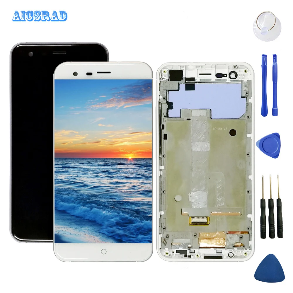 AICSRAD original used Touch Screen LCD Display For Ulefone Paris Replacement Parts + Disassemble Tool+3M Adhesive | Мобильные