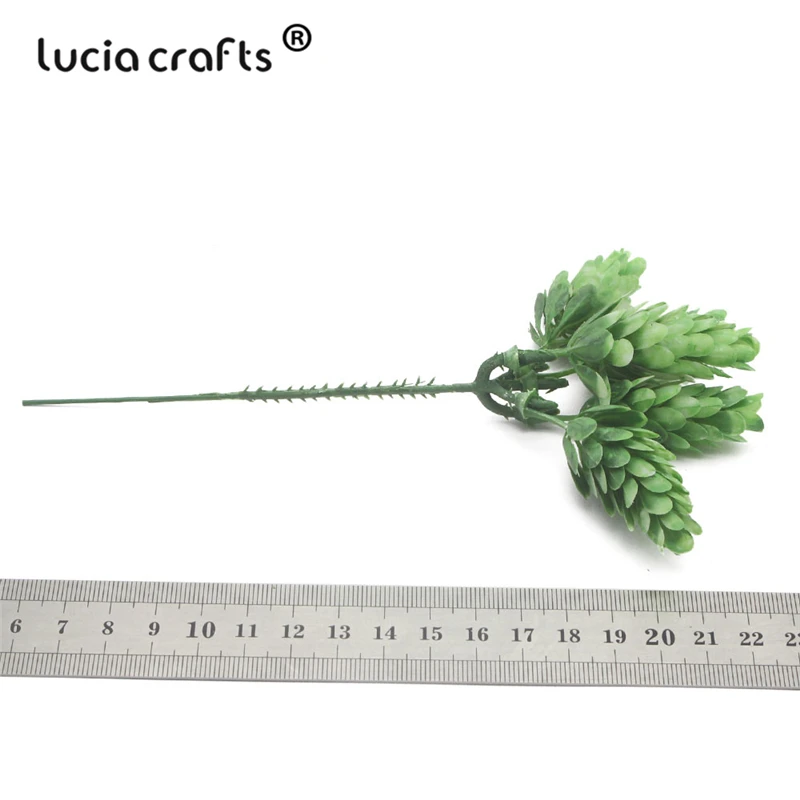 Lucia crafts 30 голов/Букет имитация сосновой травы для фруктов пластиковые