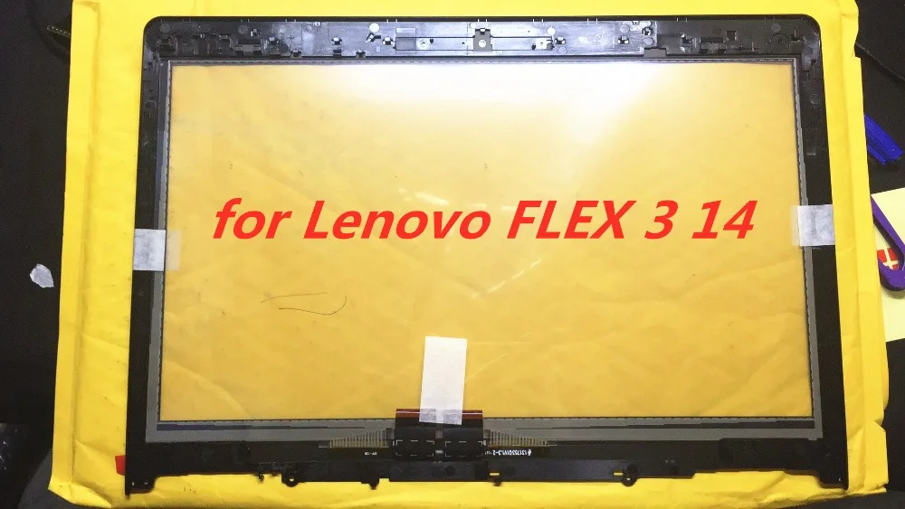 Для lenovo Yoga 500 14 Серия Yoga 500-14ACL 14IHW 14IBD 14 ''сенсорный экран дигитайзер стекло для lenovo FLEX 3 14 с рамкой