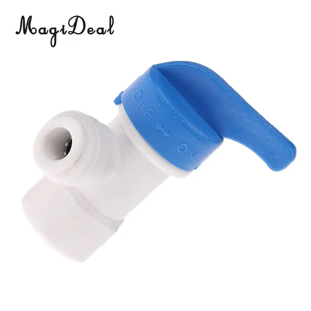 Пластиковый шаровой клапан magiideal 1/4 'OD быстроразъемный прямой фитинг для воды RO