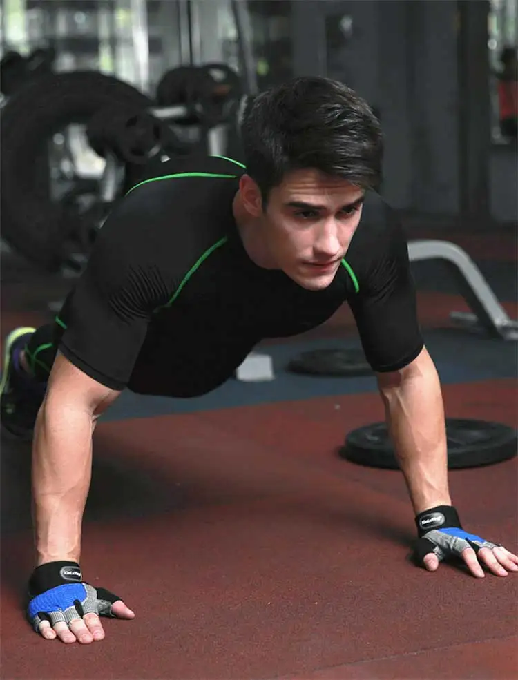 Для Мужчин Тренировки Pro Gymming Shaper футболка спортивные Леггинсы для бега сжатия фитнес пляжные спортивные футболки костюмы футболки VMA32