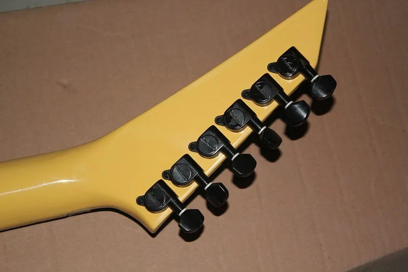 Free shipping finish Custom Neck body together 6 strings SL2H Soloist yellow color electric guitar | Спорт и развлечения