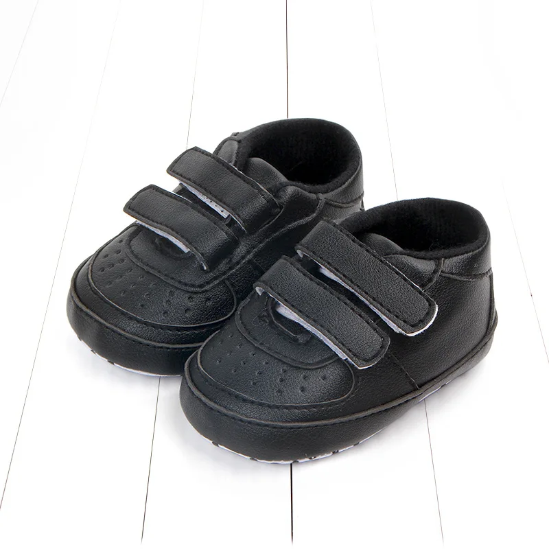 Baby shoes pu casual comfortable boys and girls toddler classic bow soft bottom non-slip baby boy's |