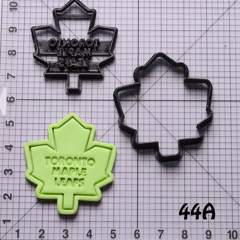 Хоккейная лига команда логотип резак печенья набор на заказ 3D Печатный помадка