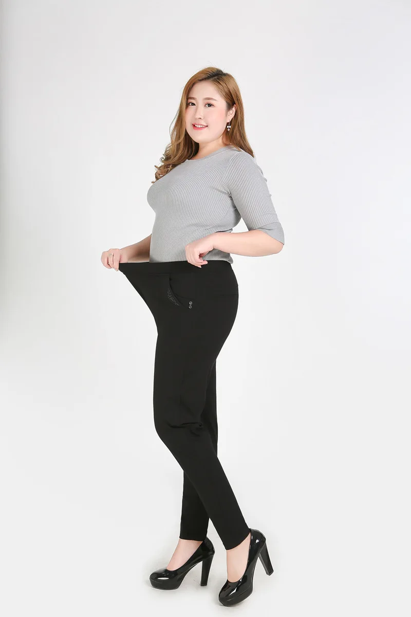 Джинсы для офисных леди, женские джинсы размера плюс 9XL 8XL 7XL, женские брюки, брюки большого размера для 140 кг YHFS