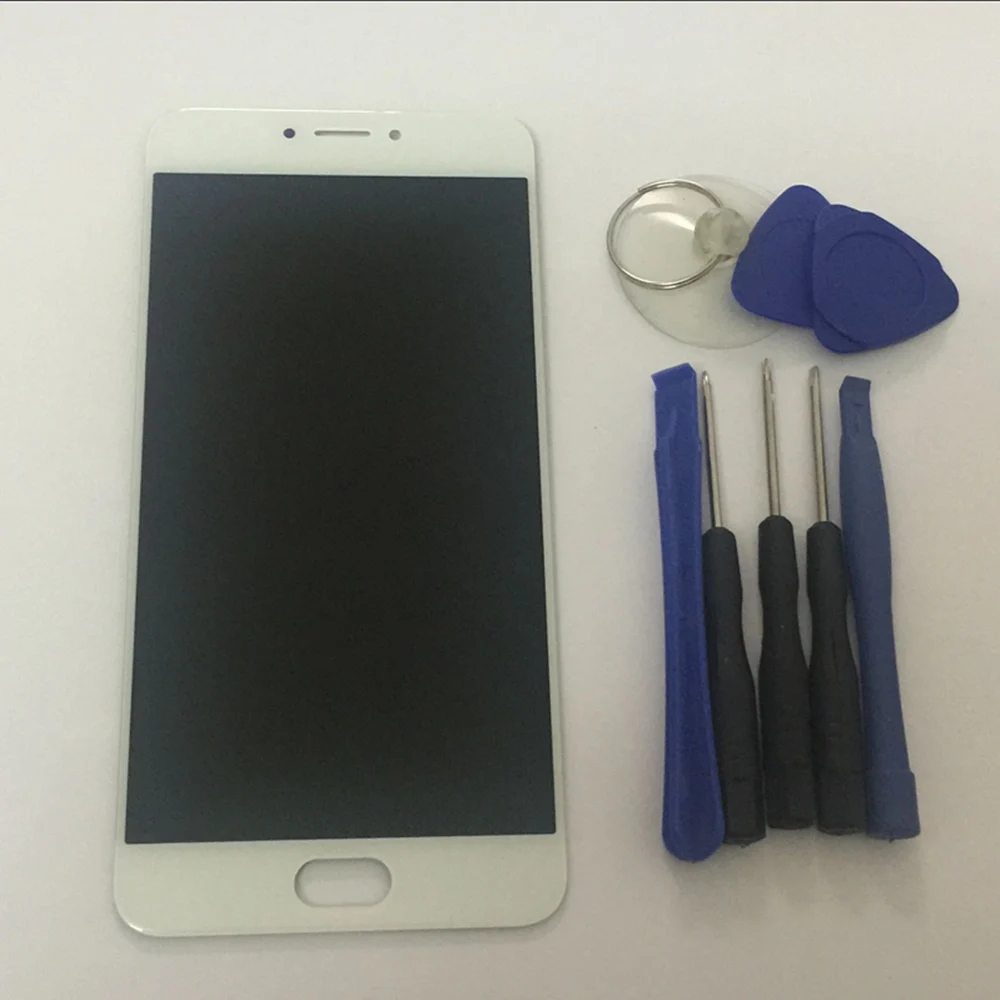 100% тест для Meizu MX6 черный/белый сенсорный экран дигитайзер сенсор + ЖК-дисплей