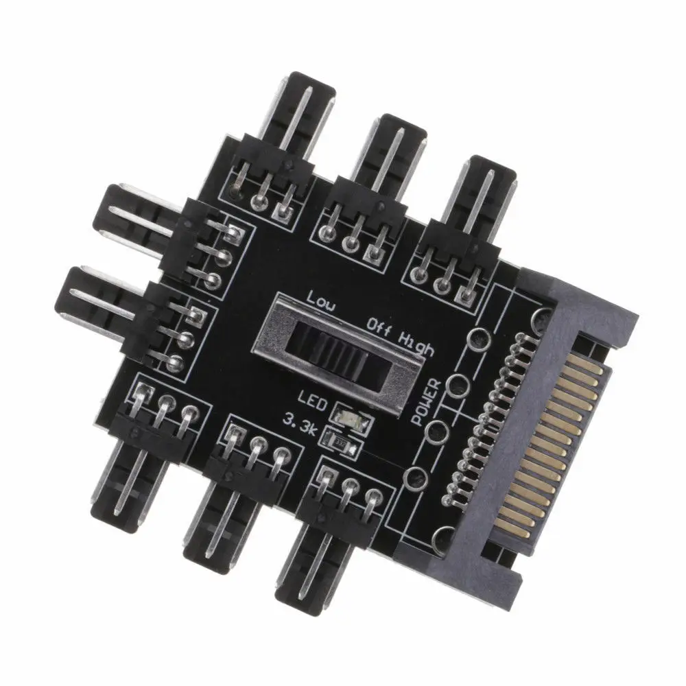 От 1 до 8 канальный концентратор 12V Поддержка SATA Питание сплиттер адаптер шт
