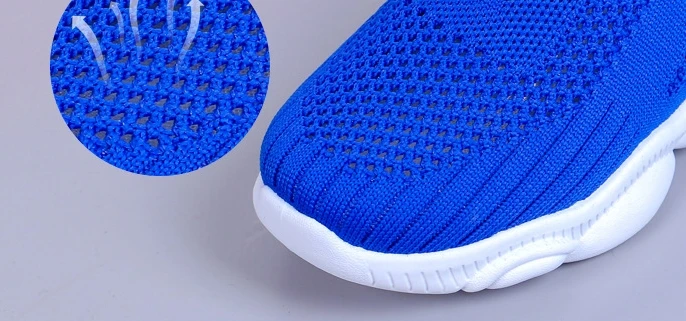 

Children's knitted breathable sneakers loop small kids running shoes sets of feet comfortable casual shoes small yellow shoes