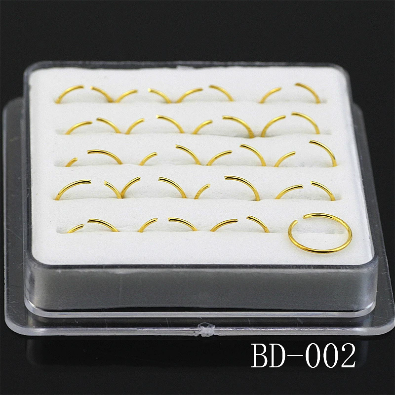Женское кольцо для пирсинга носа из серебра 925 пробы|nose stud|stud nosestud nose rings |