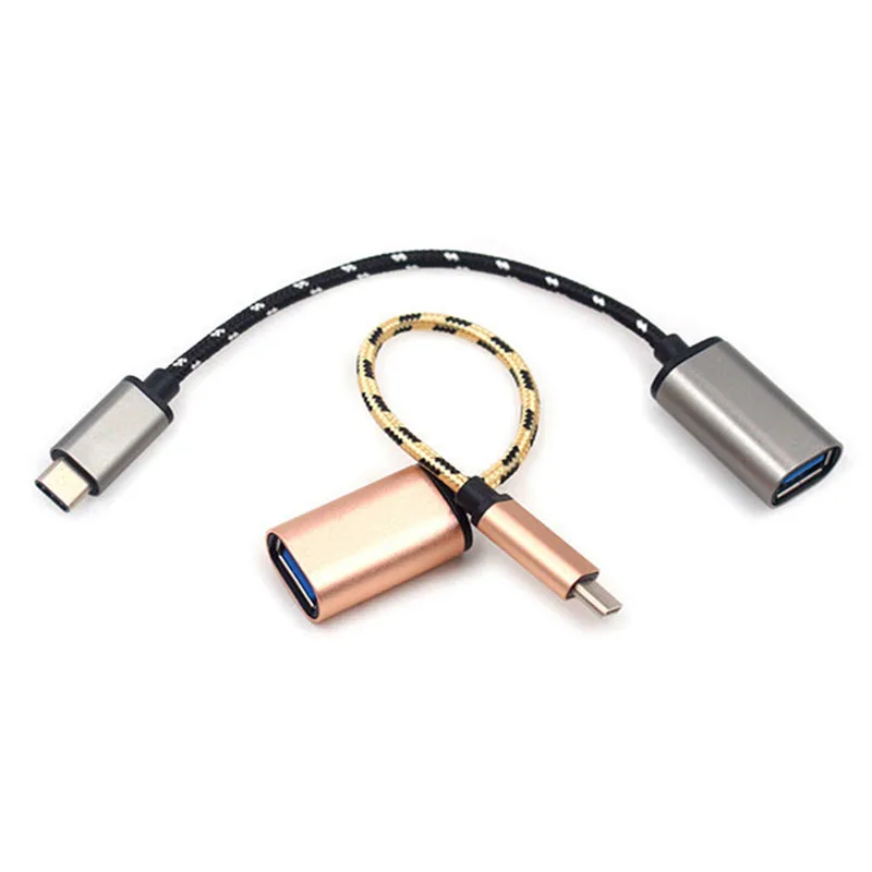 Новый металлический Удлинительный кабель USB C 3 1 Type штекер гнездо OTG адаптер для