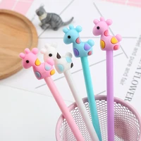 wholesale 60pcs kawaii pen cute deer gel pens for school students kids gift stationary mixed colors bulk free shipping