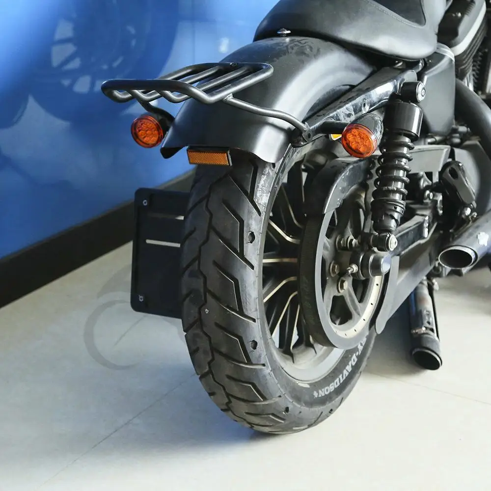 Новый ABS оранжевый мото задний крыло брызговик отражатель для Harley модели