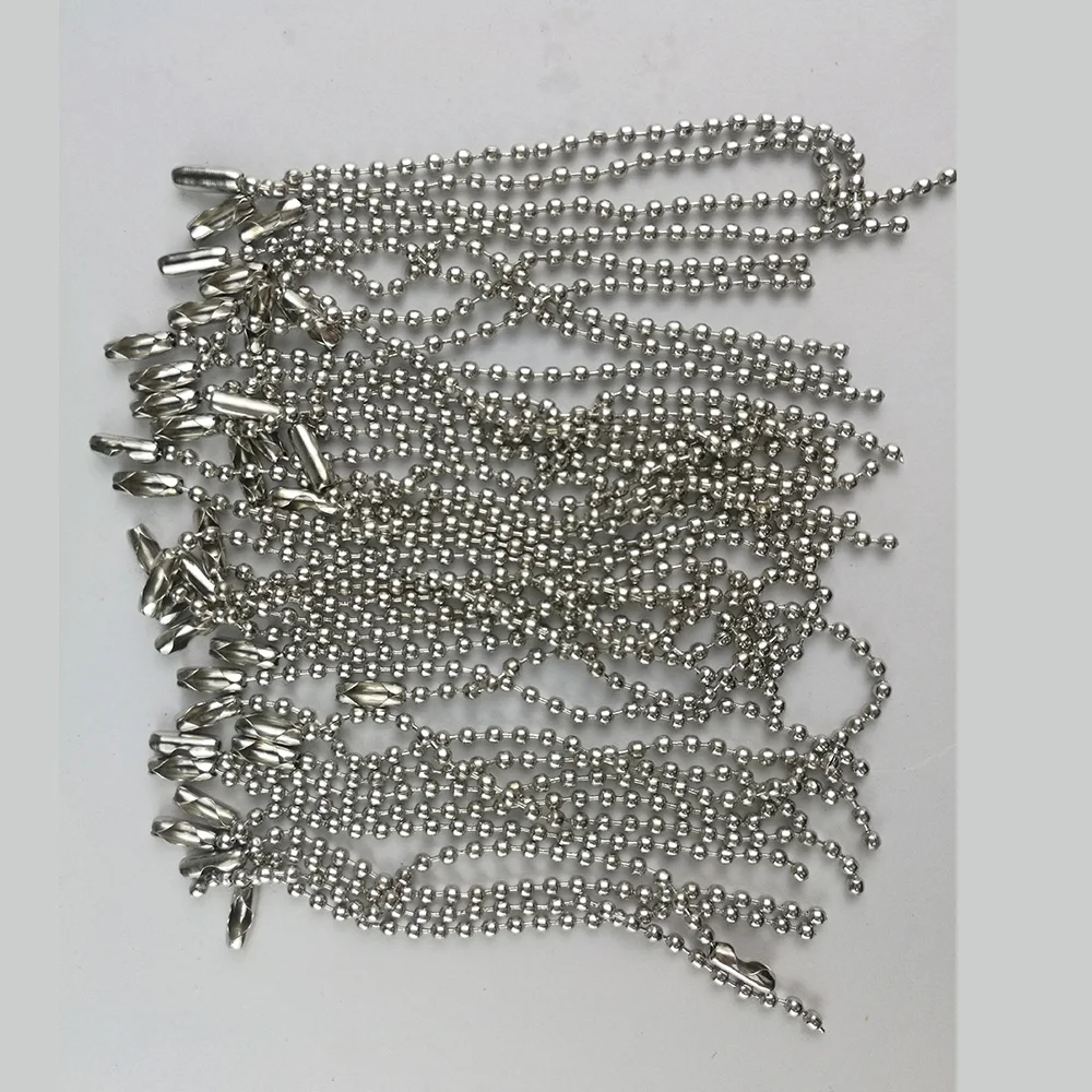 100 шт. застежка бусина 2 4 мм 10 см|chain keychain|chain diychain clasp |