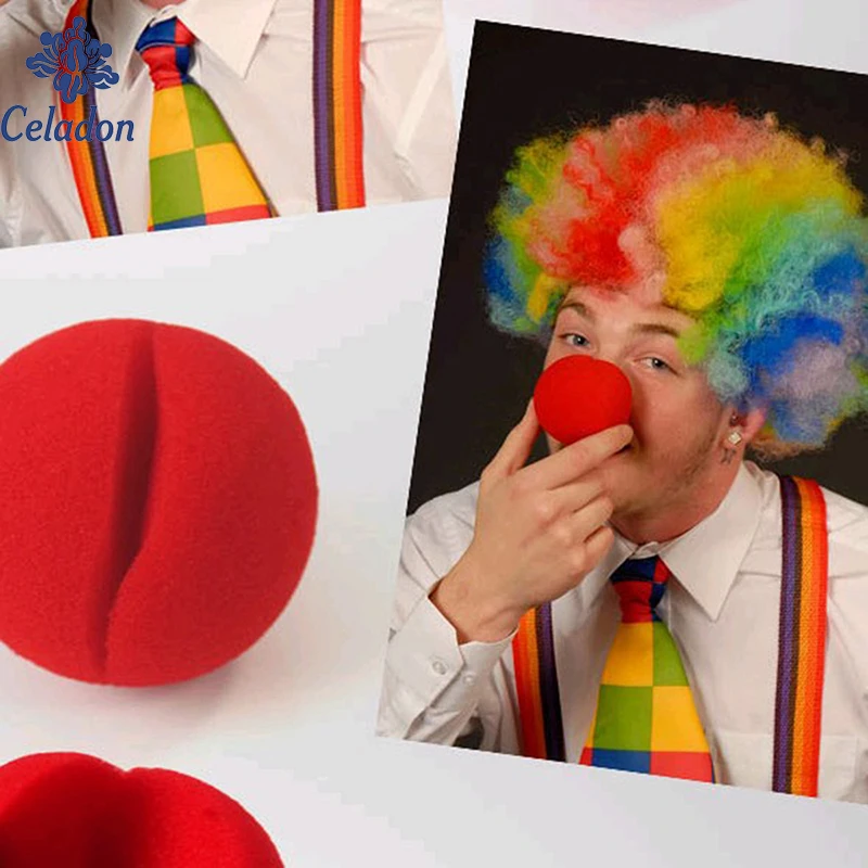 Губка для носа клоуна 5 см 1 шт.|party noses|halloween clownaccessories clown |