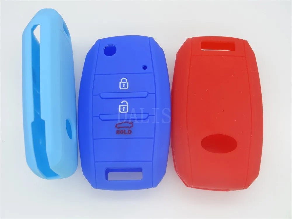 Силиконовый чехол для автомобильного ключа KIA Rio Sportage Ceed Sorento Cerato набор ключей