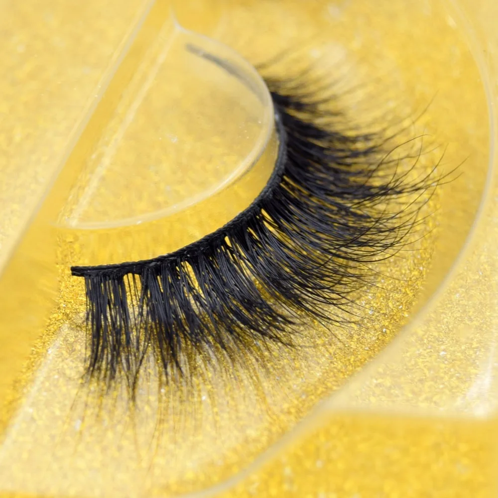 Visofree накладные ресницы из норки пушистые натуральные без жестокости 100% норковые