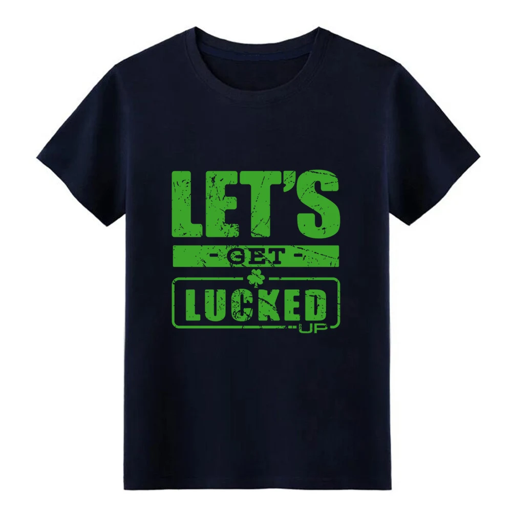 Lets Get Lucked Up/футболка на День Святого Патрика Футболка с принтом Базовая