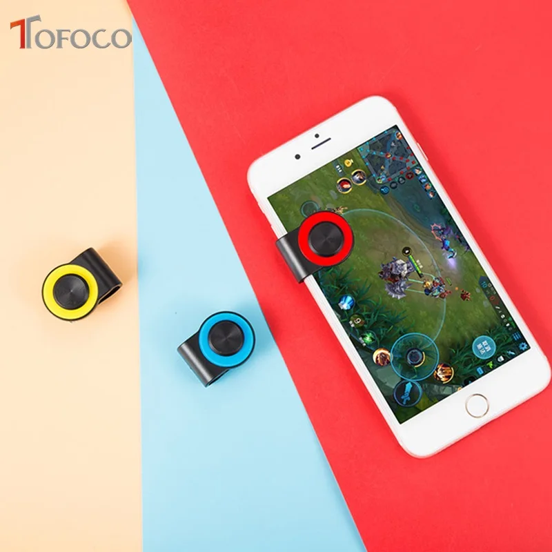 

1Pcs Mobile Phone Joystick Smartphone Mini Touch Screen Joystick Universal Clip-on Clamp for Phone Tablet Arcade Game joystick