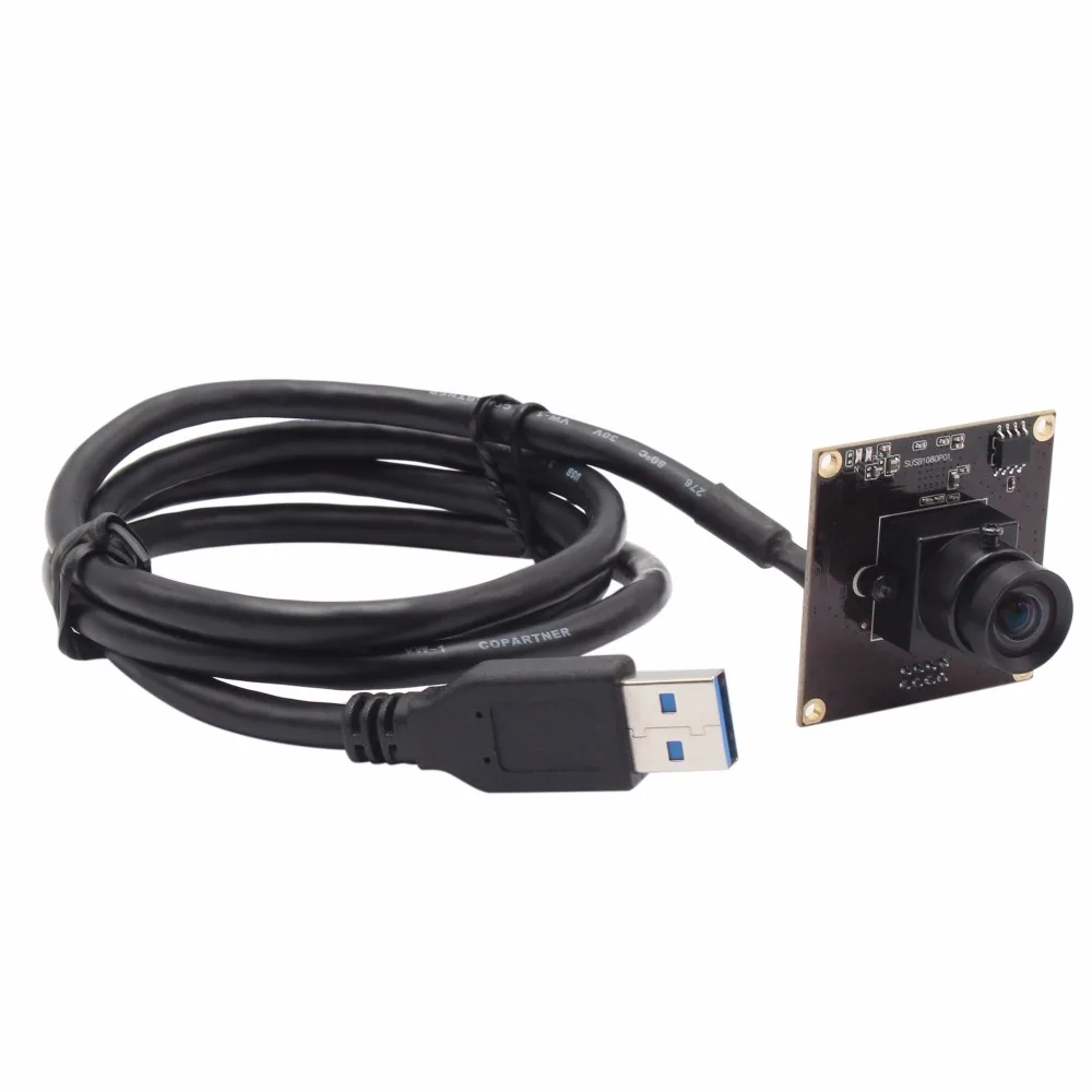 ELP USB 3,0 2MP sony IMX291 50fps высокоскоростной модуль камеры USB 3,0 промышленный с объективом без искажений для видеоконференции