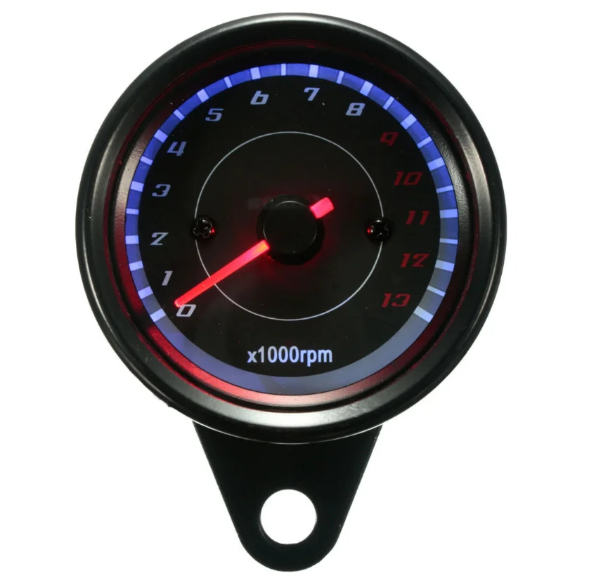 12V датчик спидометра тахометра мотоцикла 0 13000 RPM Синий Красный светодиодный