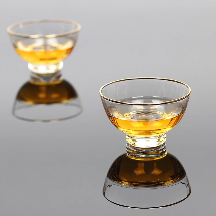 2PCS Handmade 50ml Creative Japanese Hammer Cups Gold Plated Heat Resistant Tea Cup Kung Fu Set Teacup Water | Дом и сад