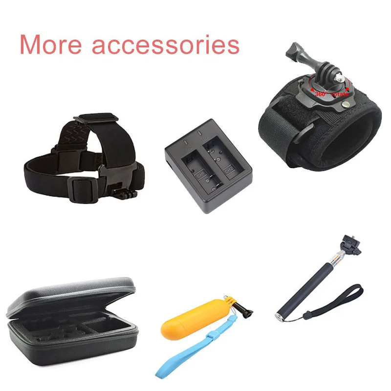 Аксессуары для экшн камеры gopro аксессуары hero 6 5 sjcam Hero камера 4 3 комплект Xiaomi