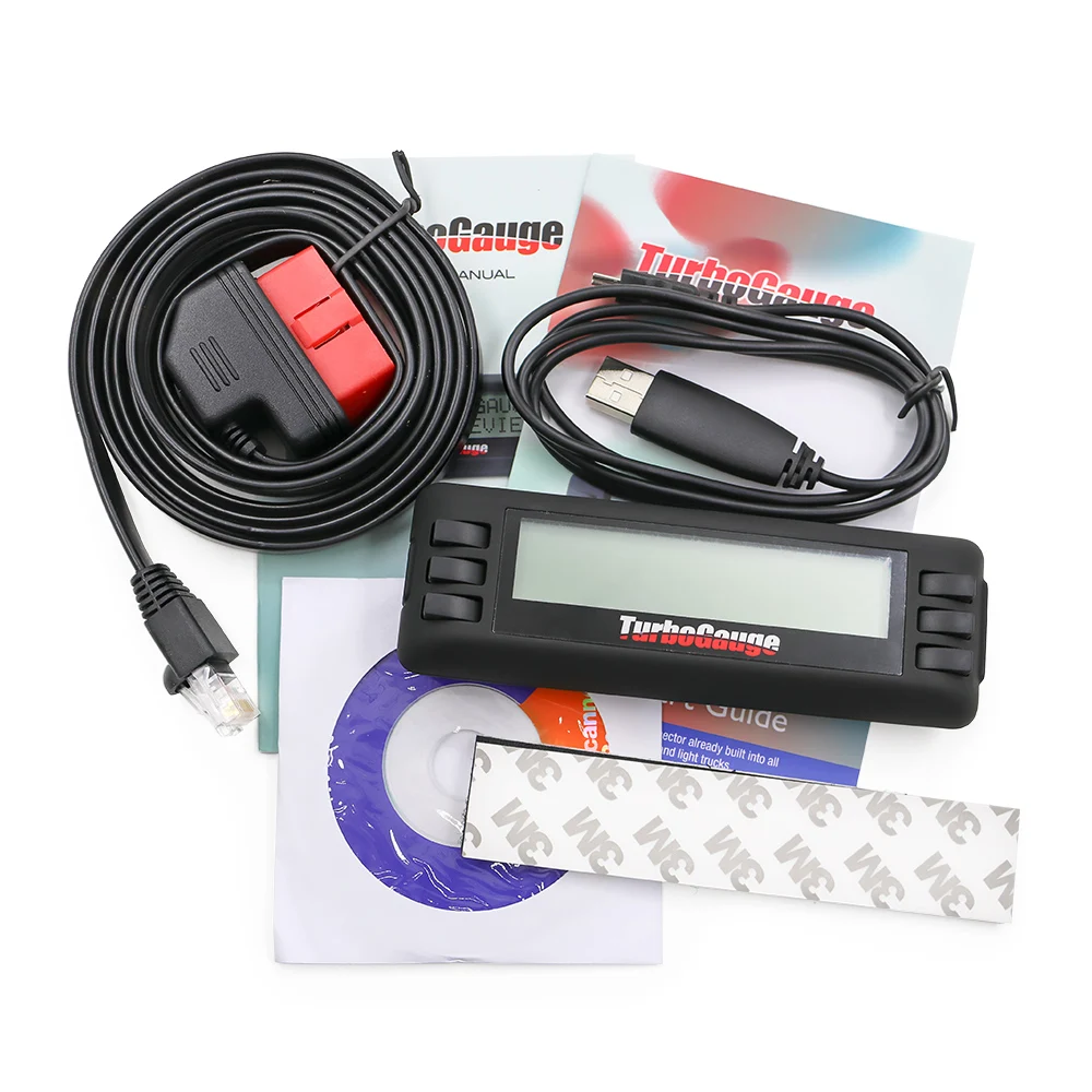 Turbogauge 4 в 1 автомобиля компьютер OBDII/EOBD (система бортовой диагностики цифровой