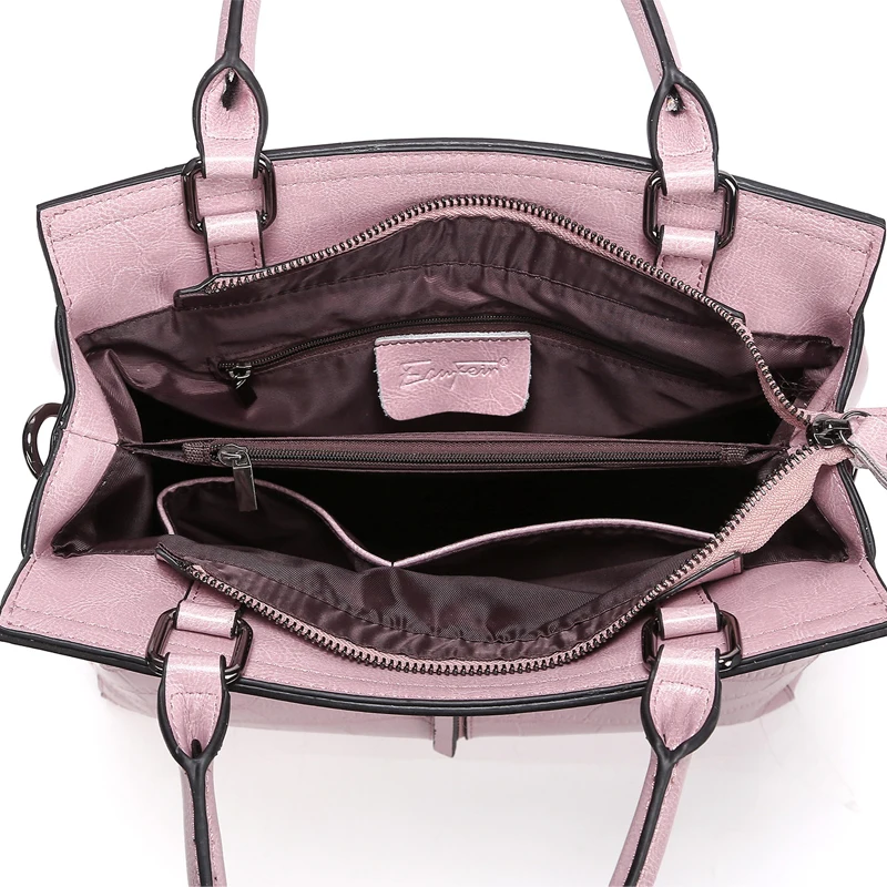 Женская сумка из мягкой натуральной кожи с камнями ручками сверху|brand women bag|fashion
