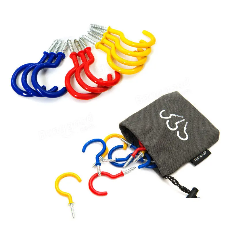 Горячая 1 шт тент колышки крюк навес доска для фиксации винта гвоздь легкий