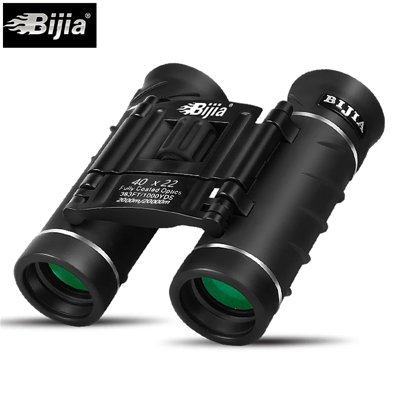 Портативный охотничий мини бинокль BIJIA 40X22 профессиональный оптический для