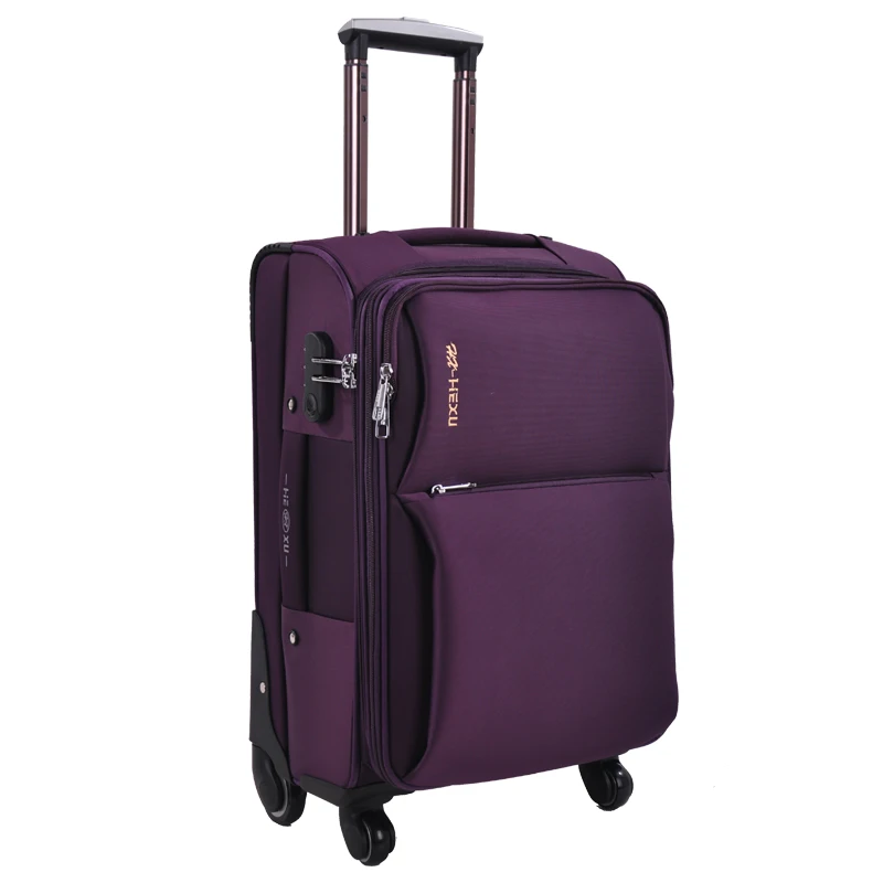 Travel Luggage Suitcase Oxford Spinner suitcase Men Travel Rolling luggage bag On Wheels  Travel Wheeled Suitcase trolley bag