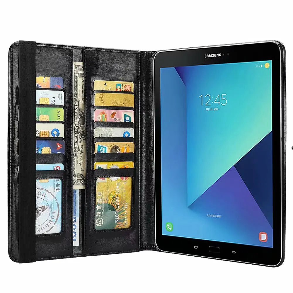 Для Samsung Galaxy Tab S3 9 7 дюймов флип кейс T820 T825 чехол Ретро Бизнес планшет кожаный