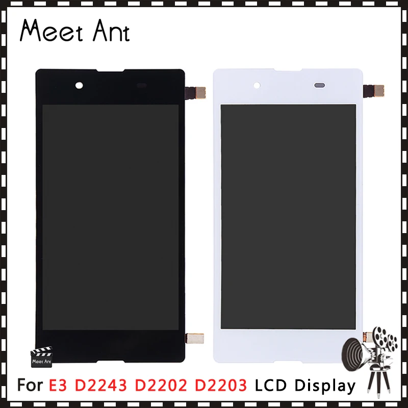 

10pcs High Quality 4.5" For Sony Xperia E3 D2203 D2206 D2243 D2202 LCD Display Screen With Touch Screen Digitizer Assembly DHL