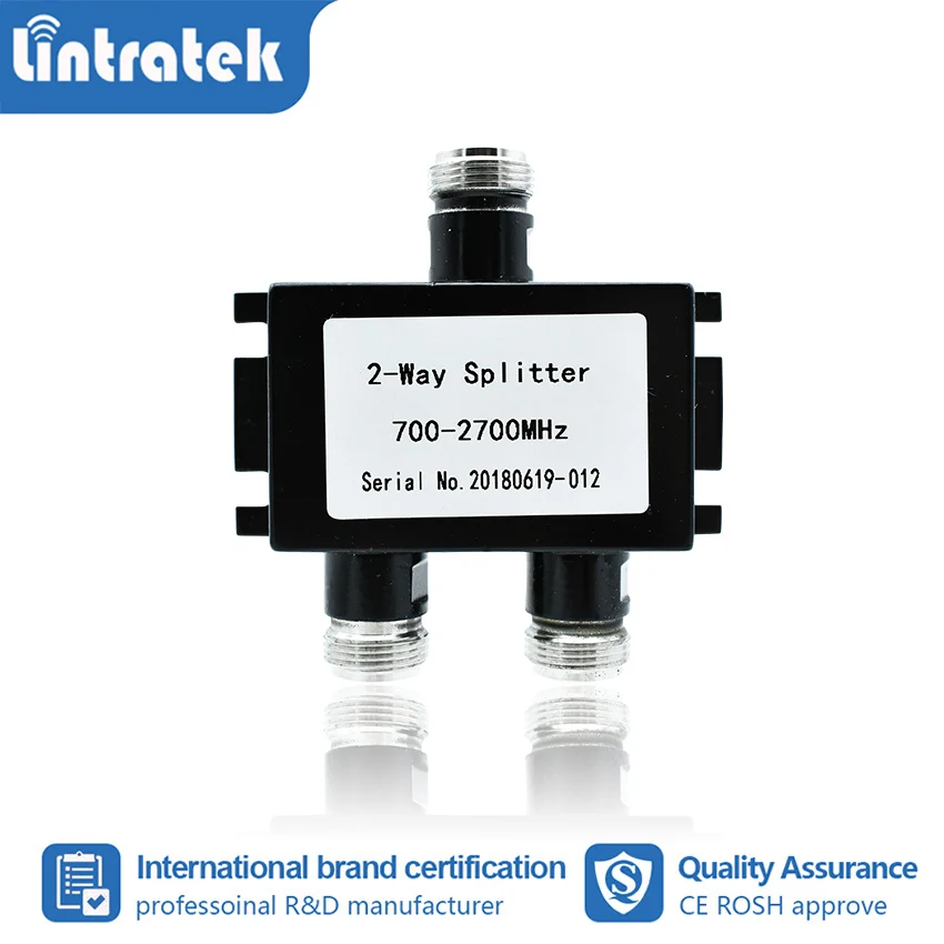 2 полосный сплиттер Lintratek Upgrade 700 ~ 2700 МГц для 800 850 900 1700 1800 1900 2100 2600 усилитель сигнала