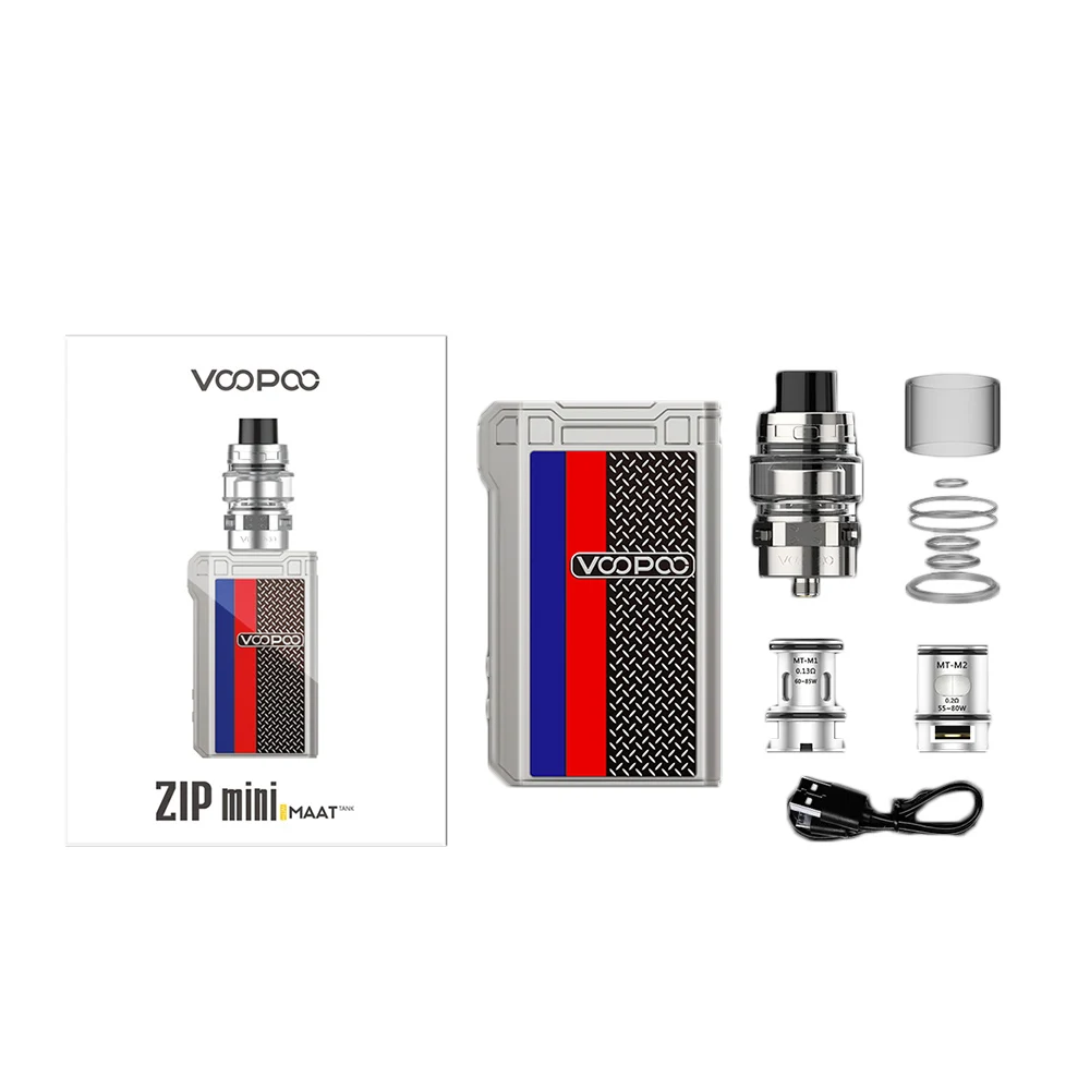 Новый оригинальный VOOPOO Alpha Zip Mini 120 Вт TC комплект с 4400 мАч встроенной батареей и 4