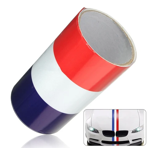 Новый кузов автомобиля, эмблема Франции, графический флаг, полоса, графический гоночный стикер, наклейка