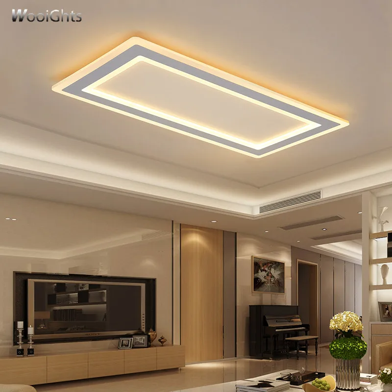 Wooights современные светодиодные потолочные лампы для гостиной спальни Abajur Luminarias lustre de plafond 110В 220В
