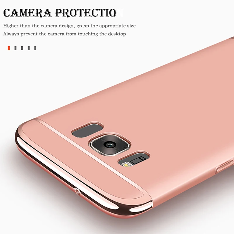 LuckGuard Мода Роскошный Чехол Для Samsung Galaxy S8 Плюс 3in1 Жесткий ПК Ультра Тонкий