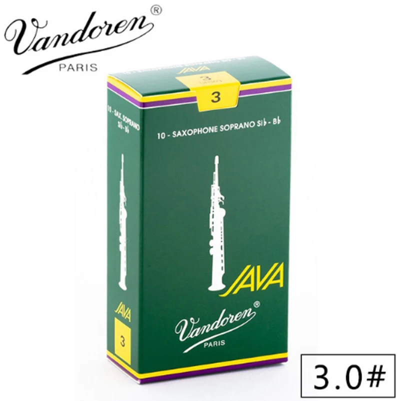 Фирменная новинка оригинальный Vandoren сопрано REEDS Java Reeds зеленый коробке 2 5 3 | Спорт