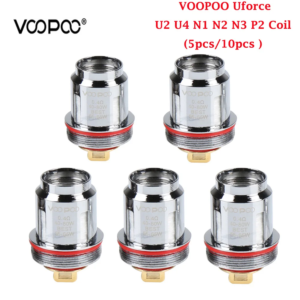 5 шт./10 шт. в упаковке сменная катушка VOOPOO Uforce U2 U4 N1 N2 N3 P2 для резервуара Voopoo Drag 2 kit