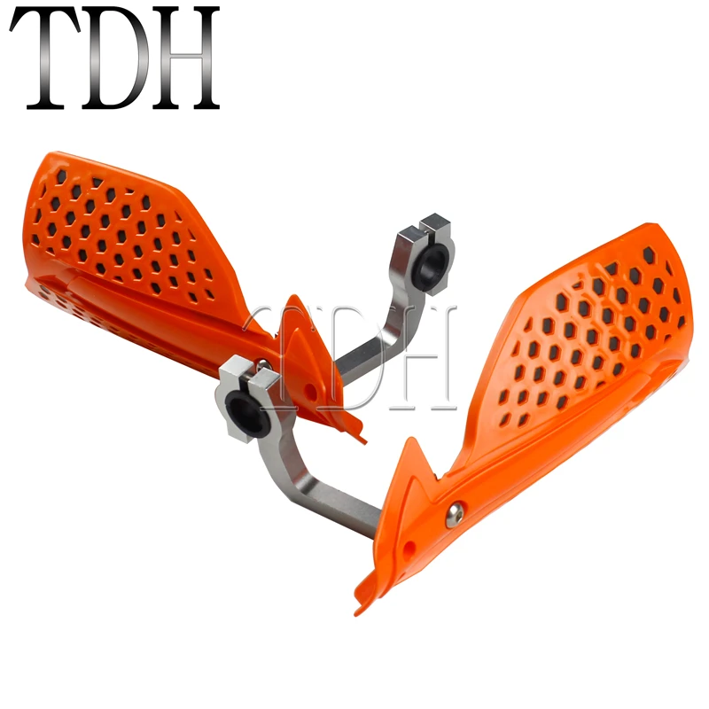Orange Motorcycle Hand Guards Handguard Protector Protection For Motocross Dirt Bike Pit ATV Quads with 22mm 28mm Handbar | Автомобили и