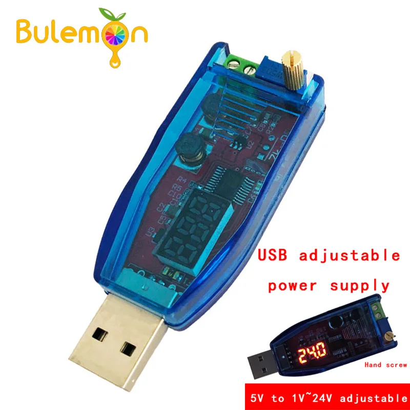 DC USB Регулируемый понижающий источник питания регулятор напряжения Модуль 5В до 3
