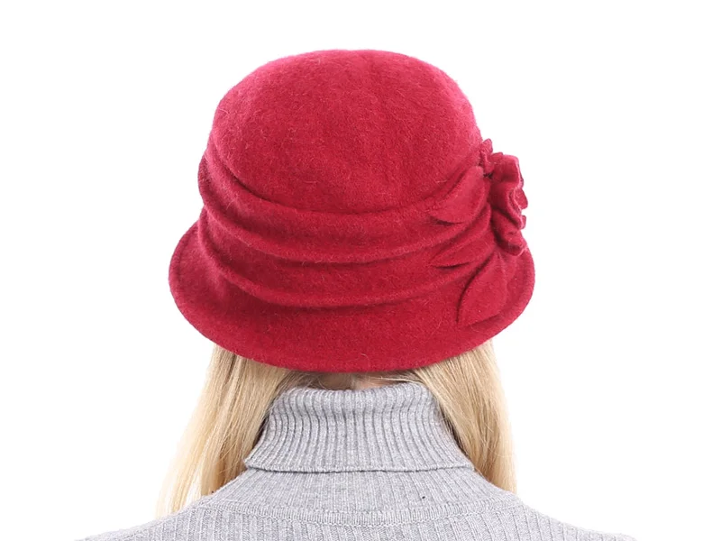 YOUBOME, новинка, шерсть, для женщин, Fedoras Dome, Осень-зима, шапки для женщин, Цветочные, теплые, гибкие, одноцветные, мягкие, для девушек, модные, женские, Fedoras