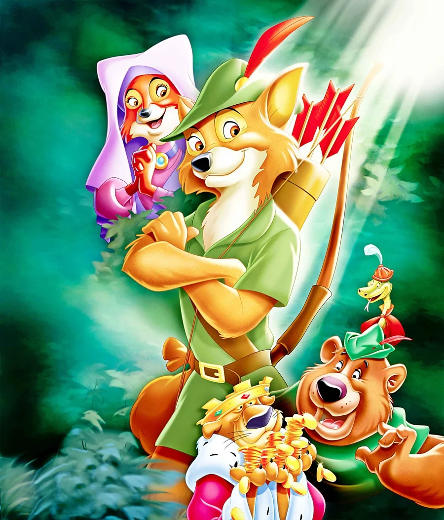 A993 Robin Hood Детский мультфильм HD Печать на холсте украшение дома гостиная Настенные