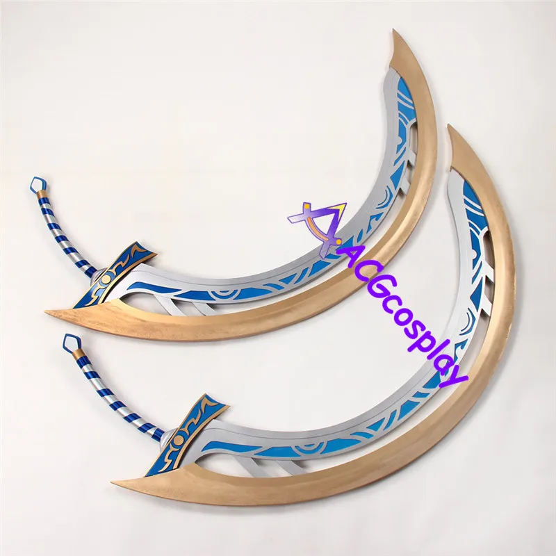Ys VIII лакримоза дана двойной меч реквизит для косплея из ПВХ ACG|lacrimosa|cosplay propssword cosplay