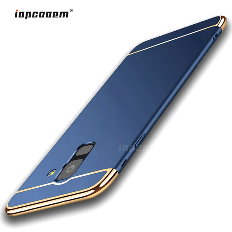 Роскошный чехол 3 в 1 для Samsung Galaxy J6 2018 жесткий накладка J600 J600F SM J600F|Чехлы-накладки| |